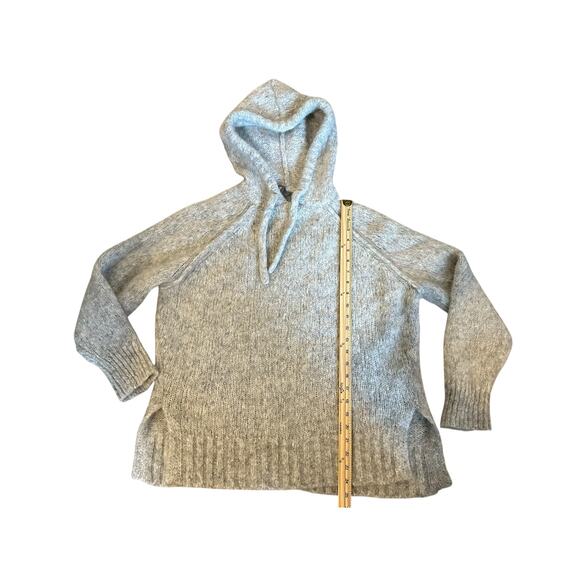 Sweaty Betty Alpaca Mohair Blend Hoodie Heather Gray Size M ScandiStyle - Picture 4 of 8